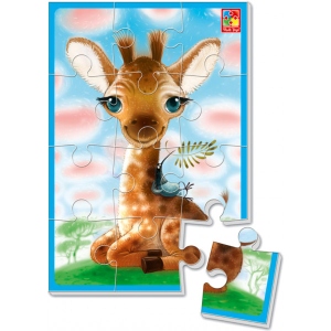 Пазли м'які (до 2 років) Vladi Toys А5 "Жирафчик" (рус) (VT1103-59)