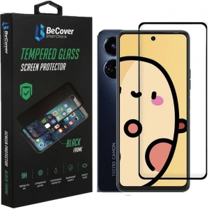 Захисне скло для смартфону BeCover for Tecno Camon 19 Neo (CH6i) Black (708168)