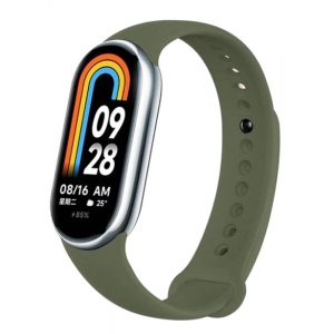 Ремінець для фітнес-браслету BeCover for Xiaomi Mi Smart Band 8 Khaki (709392)