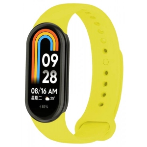 Ремінець для фітнес-браслету BeCover for Xiaomi Mi Smart Band 8 Yellow (709399)