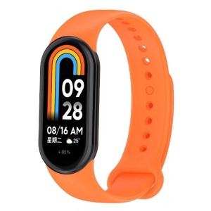 Ремінець для фітнес-браслету BeCover for Xiaomi Mi Smart Band 8 Orange (709407)