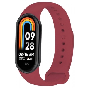 Ремінець для фітнес-браслету BeCover for Xiaomi Mi Smart Band 8 Red Wine (709411)