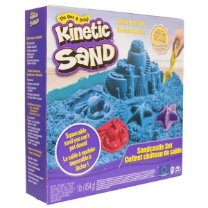 Кінетичний пісок Kinetic Sand & Kinetic Rock Замок з піску Блакитний з аксесуарами 454 г (71402B)