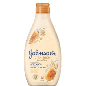 Гель для душа Johnson's Body Vita-Rich Смузи ухаживающий с йогуртом, овсом и медом 250 мл (3574661385631) фірмовий сайт