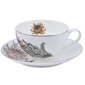Чашка Astera Charm Floral Brown 410 мл (A0530-CS410-B)