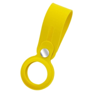 Чохол для бездротового маяка Armorstandart for AirTag Silicone Loop with Button Yellow (ARM58926) дешево