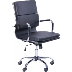 Крісло офісне AMF Slim FX LB (XH-630B) Чорний (512074)