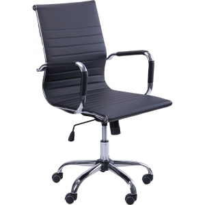 Крісло офісне AMF Slim LB (XH-632B) Чорний (512062)