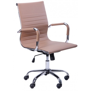 Крісло офісне AMF Slim LB (XH-632B) Бежевий (512063)