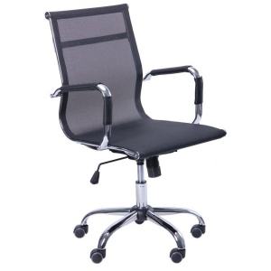 Крісло офісне AMF Slim Net LB (XH-633B) Чорний (512068) фірмовий сайт