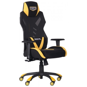 Крісло для геймерів AMF VR Racer Radical Wrex чорний/жовтий