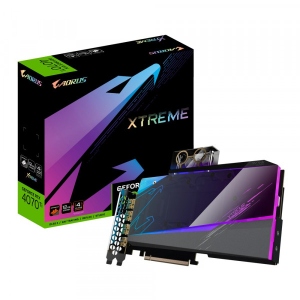 Відеокарта Gigabyte GeForce RTX 4070 Ti 12GB GDDR6X XTREME WATERFORCE WB (GV-N407TAORUSX_WB-12GD)