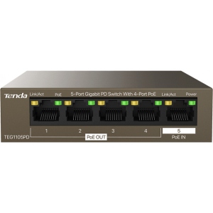 Коммутатор локальної мережі (Switch) Tenda TEG1105PD порівняти ціни