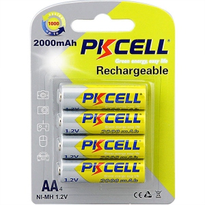 Акумулятор тип AA PKCELL HR06/AA 2000mAh NiMH 2 шт. (PC/AA2000-4BR)