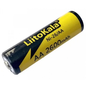 Акумулятор тип AA LiitoKala Ni-26/AA 1.2V 2600mAh 1 шт.