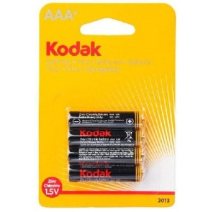 Батарейка тип AAA Kodak EXTRA HEAVY DUTY R3 уп. 1x4 шт.