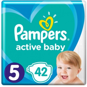 Одноразові підгузки Pampers Active Baby Розмір 5 (11-16 кг), 42 шт. (81680832)