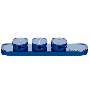 Тримач для кабелю Baseus Peas Cable Clip Dark Blue (ACWDJ-03)