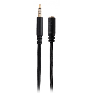 Кабель 3.5 мм -3.5 мм Hator 1.5м Black (ACC-213)
