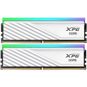 Память DDR ADATA XPG Lancer Blade RGB White DDR5 6000MHz 64GB Kit 2x32GB (AX5U6000C3032G-DTLABRWH)