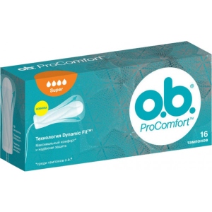 Тампони гігієнічні o.b. ProComfort Super 16 шт. (3574660234329)