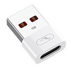 Перехідник аудіо SkyDolphin OT08 Mini USB Type-C - USB (F/M) white (ADPT-00032)