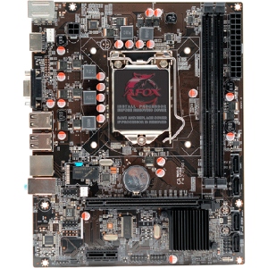 Материнська плата AFOX s1156 H55 2xDDR3 HDMI VGA mATX (IH55-MA6)