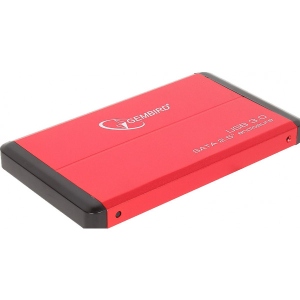Зовнішній карман Gembird HDD 2.5'' USB 3.0 Red (EE2-U3S-2-R)