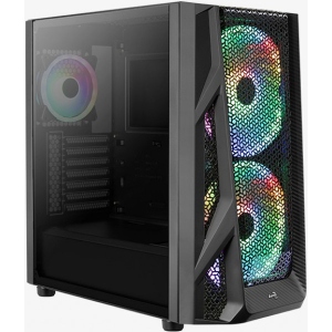 Корпус AEROCOOL ARGB (AirHawk Duo-G-BK-v1) Black без БЖ