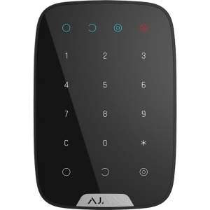 Бездротова сенсорна клавіатура Ajax KeyPad Black (000005653)