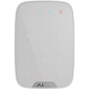 Бездротова сенсорна клавіатура Ajax KeyPad White (000005652)