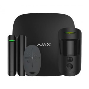 Стартовий набір для управління приладами Ajax StarterKit Cam чорний (000016586)