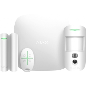 Стартовий набір для управління приладами Ajax StarterKit Cam Plus білий (000019854)