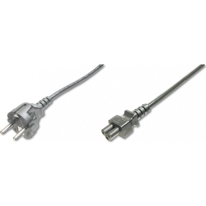 Кабель живлення Digitus CEE 7/7 (Typ-F) - C5 M/F 1.2m Black (AK-440115-012-S)
