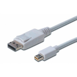 Кабель Digitus miniDisplayPort to DisplayPort 1.0m (AK-340102-010-W)
