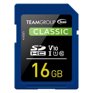Карта пам'яті Team SDHC 16GB UHS-I Class 10 Classic (TSDHC16GIV1001)
