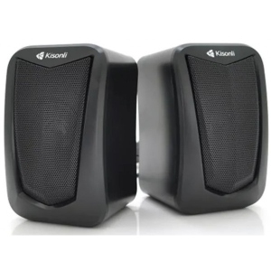 Комп'ютерна акустика звичайна 2.0 Kisonli KS-06/23408 Black