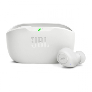 Навушники вкладиші бездротові TWS JBL Wave Buds White (JBLWBUDSWHT)