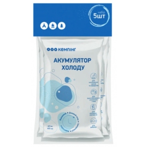 Акумулятор холоду Кемпинг cухий 5x400 г, уп. (4823082716081)