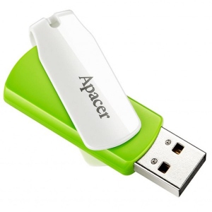 Флеш USB Apacer AH335 64GB USB 2.0 Green/White (AP64GAH335G-1)