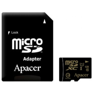 Карта пам'яті Apacer microSDXC 128GB UHS-I U1+adapter (AP128GMCSX10U1-R)