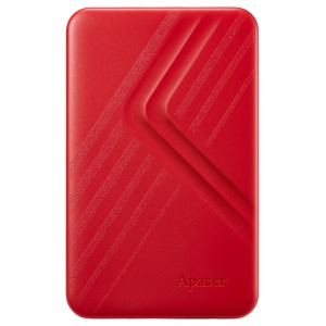 Жорсткий диск зовнішній Apacer AC236 2TB USB 3.1 Red (AP2TBAC236R-1)