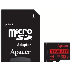 Карта пам'яті Apacer microSDXC 128GB UHS-I U1 + adapter (AP128GMCSX10U5-R)