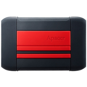 Жорсткий диск зовнішній Apacer AC633 1TB USB 3.1 Power Red (AP1TBAC633R-1) в інтернет-магазині
