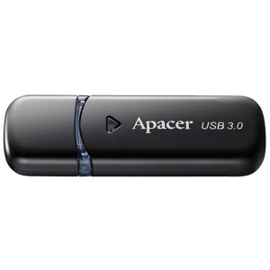 Флеш USB Apacer AH355 64GB USB 3.0 Black (AP64GAH355B-1)