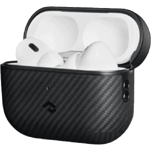Чохол для навушників Pitaka MagEZ Case Twill Black/Grey for Airpods Pro 2nd Gen (APM7001)
