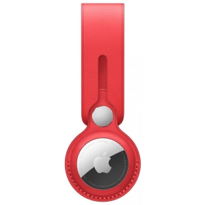 Чохол для бездротового маяка Apple AirTag Leather Loop - (PRODUCT)RED (MK0V3)