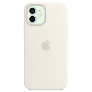 Чохол для смартфону Apple iPhone 12/12 Pro Silicone Case with MagSafe - White (MHL53)