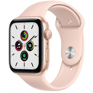 Смарт-годинник Apple Watch SE 44mm Gold Aluminium Case with Pink Sand Sport Band