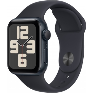 Смарт-годинник Apple Watch SE GPS 40mm Midnight Aluminium Case with Midnight Sport Band - M/L